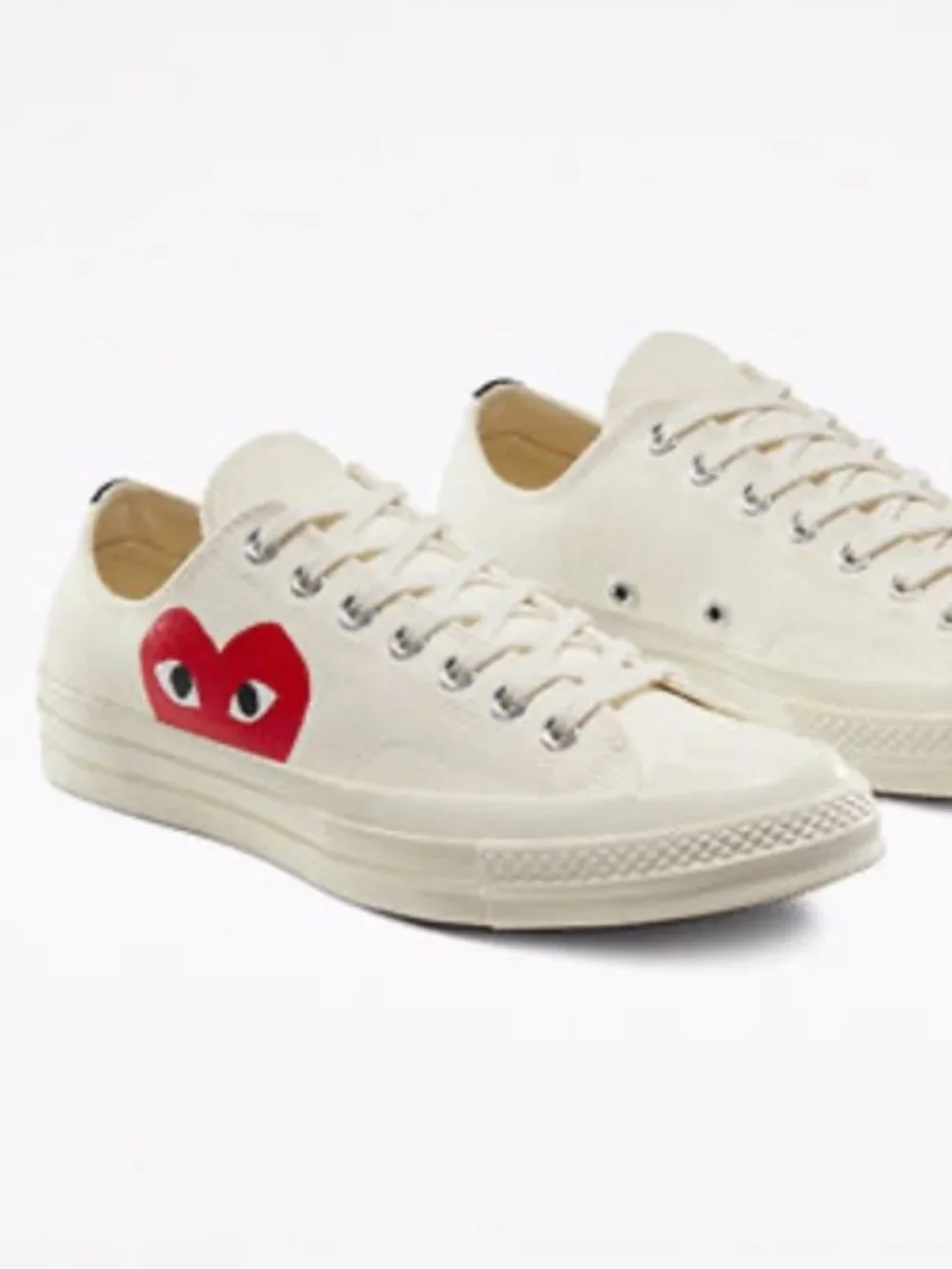 Comme des Garçons Play x Converse Men Chuck 70 Low-Top Sneakers 10.5 Worn Twice